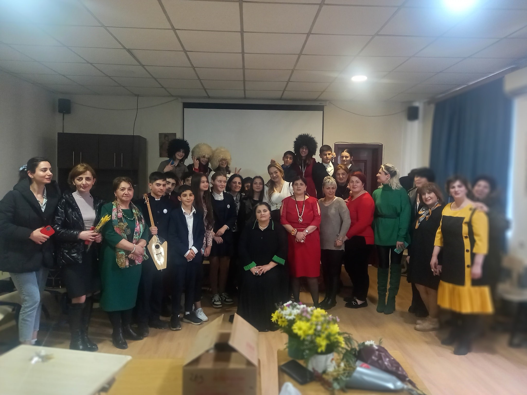 პოეზიის ზეიმი გიმნაზიაში "რად უწოდებენ საქართველოს მგოსანთა მხარეს"